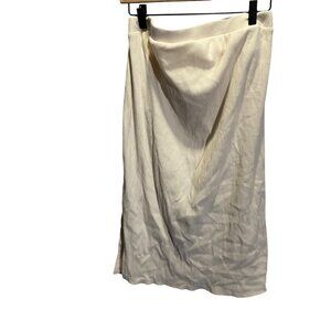 Isabel‎ By Ingrid & Isabel Womens Ribbed Maternity Skirt Size M Cream Color Knit